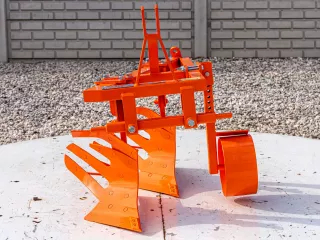 Eke 2 fejes, 15-23LE japán kistraktorokhoz, réselt, nyírócsapos, Komondor SER-2 (4)