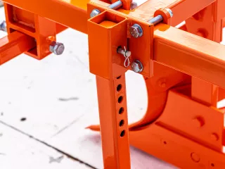 Eke 2 fejes, 15-23LE japán kistraktorokhoz, réselt, nyírócsapos, Komondor SER-2 (14)